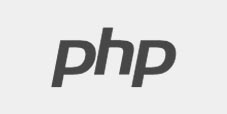 Logo PHP cinza